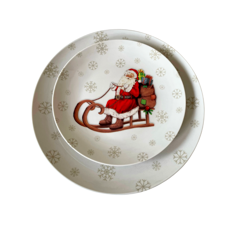 PLATO TRINEO PAPÁ NOEL