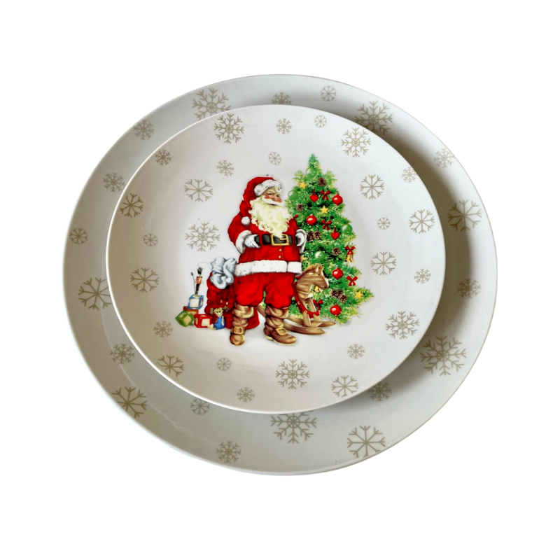 PLATO ÁRBOL PAPÁ NOEL