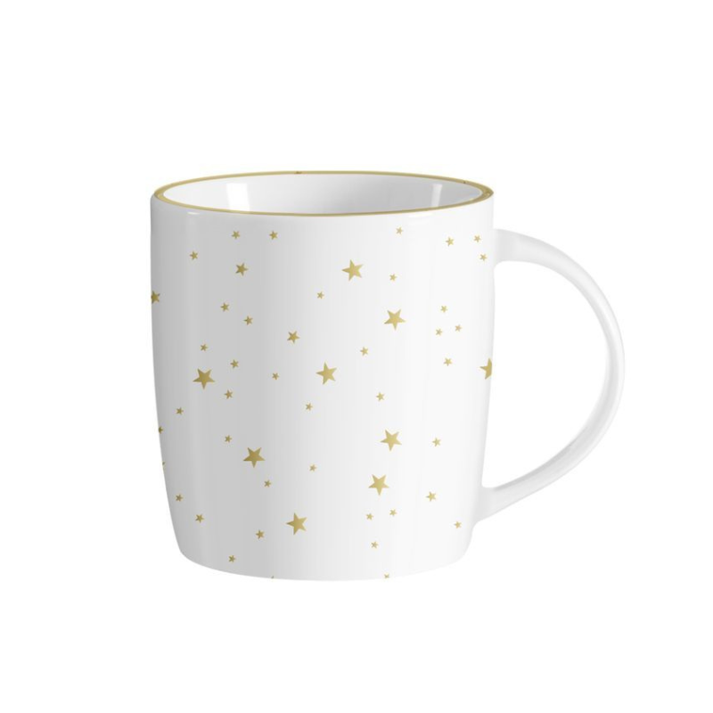 MUG ESTRELLAS DORADAS