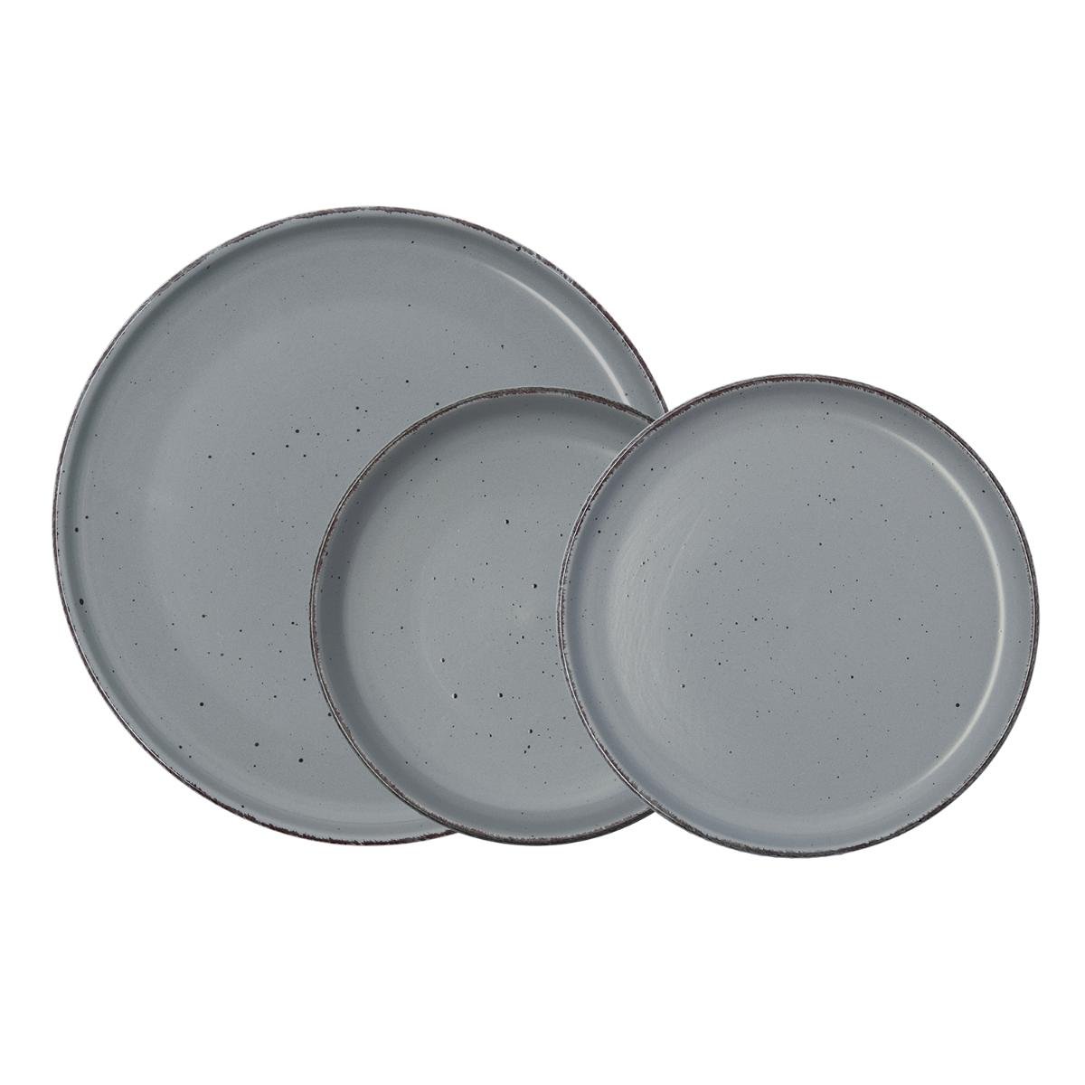 VAJILLA EFECTO GASTADO GRIS