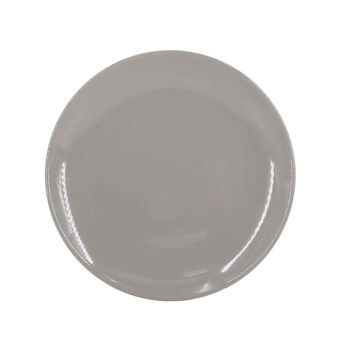 PLATO POSTRE 19CM LISO GRIS