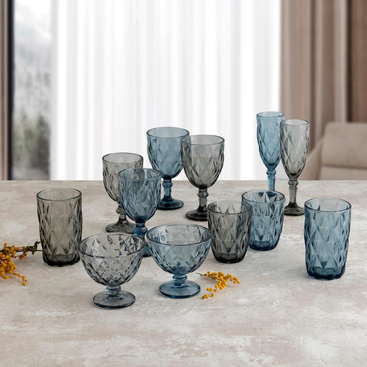 VASO BAJO PRISMA 28CL GRIS