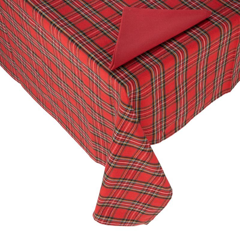 MANTEL TARTÁN ROJO