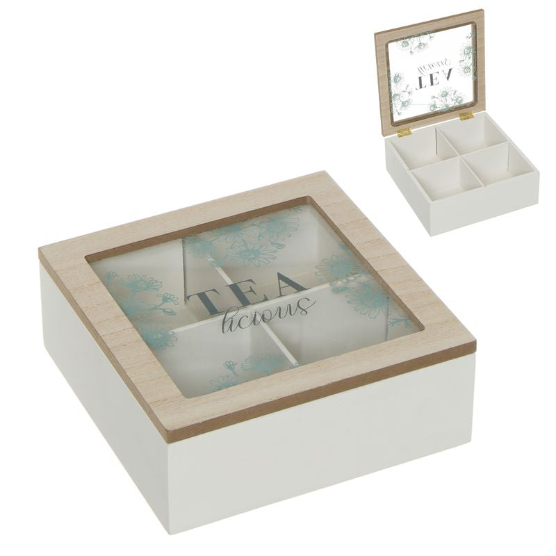 CAJA TE 4 DPTOS. TEA TIME