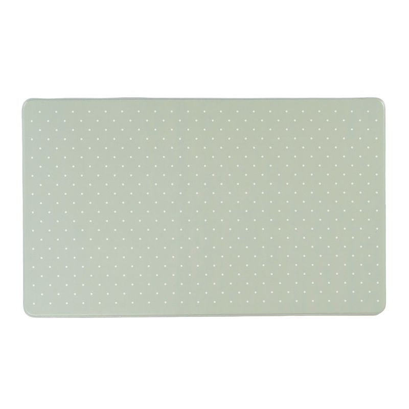 ALFOMBRA COCINA 45X75 VERDE TOPOS