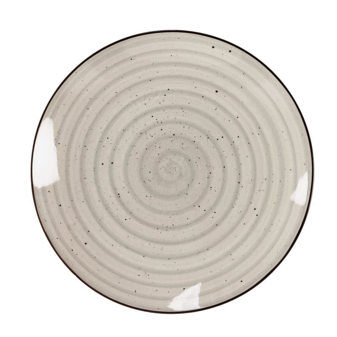 PLATO LLANO 26,2CM GRIS