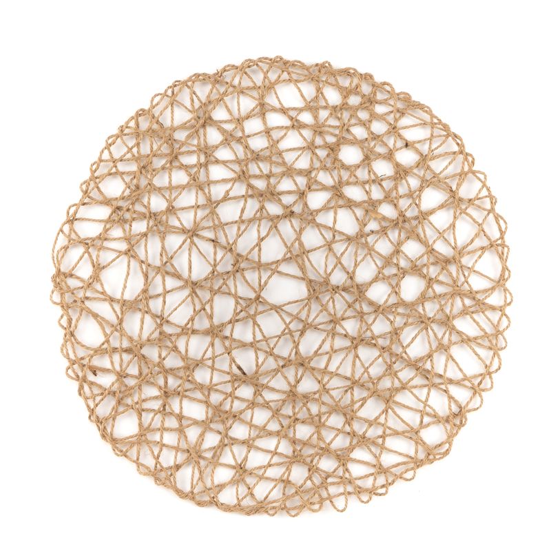 INDIVIDUAL 38CM YUTE ENTRELAZADO