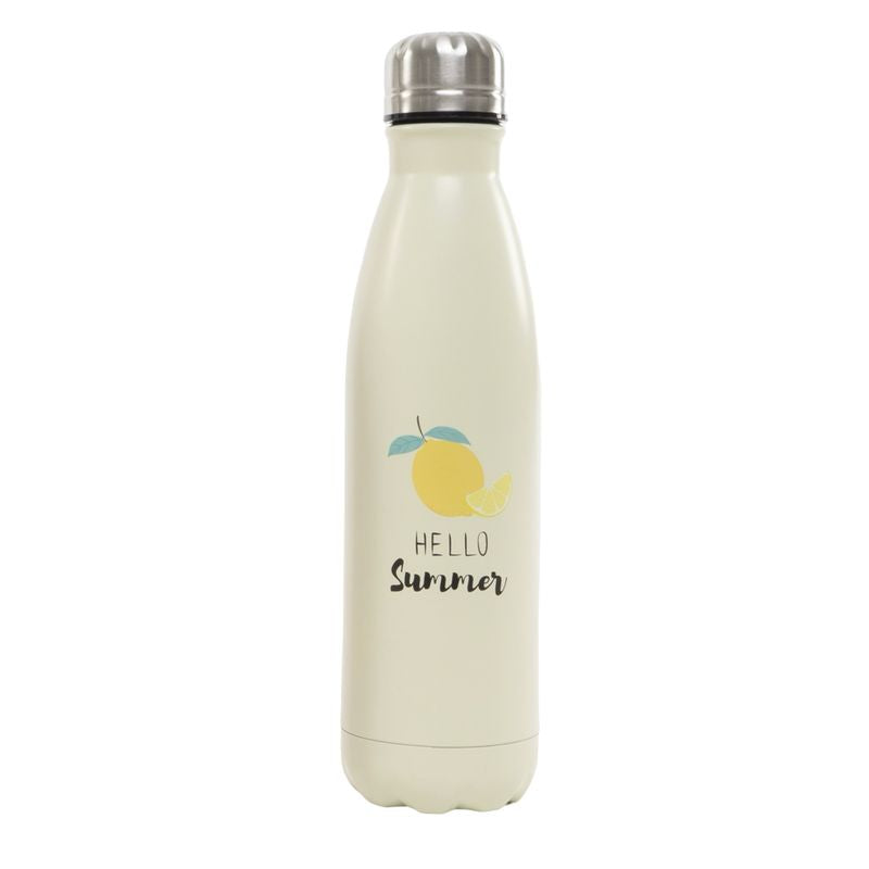 BOTELLA ACERO INOX. 500ML LIMON