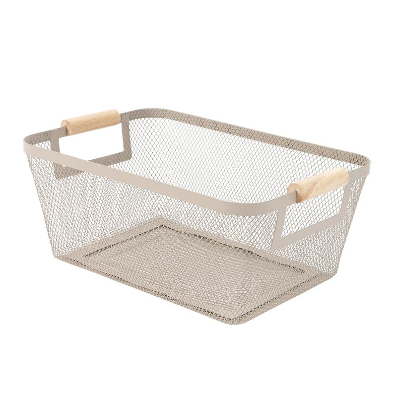 CESTA METAL L NATURAL