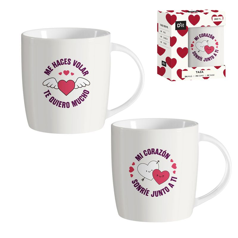 JUEGO DE 2 MUG 350M AMOR