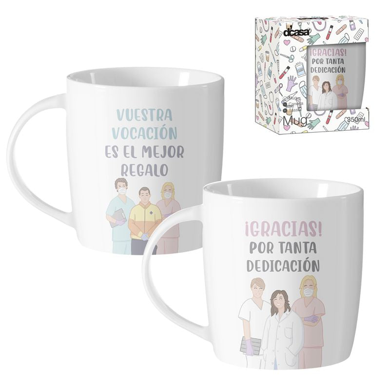 JUEGO DE 2 MUG 350ML MEDICOS