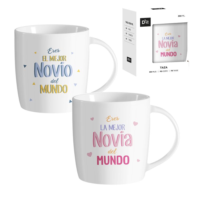 JUEGO DE 2 MUG 350ML NOVI@