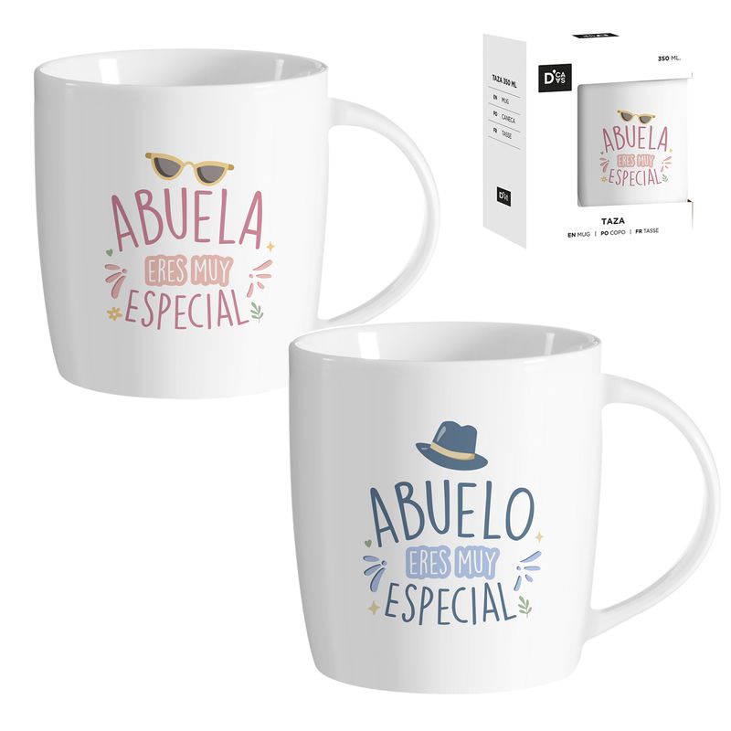 JUEGO DE 2 MUG 350ML ABUELOS