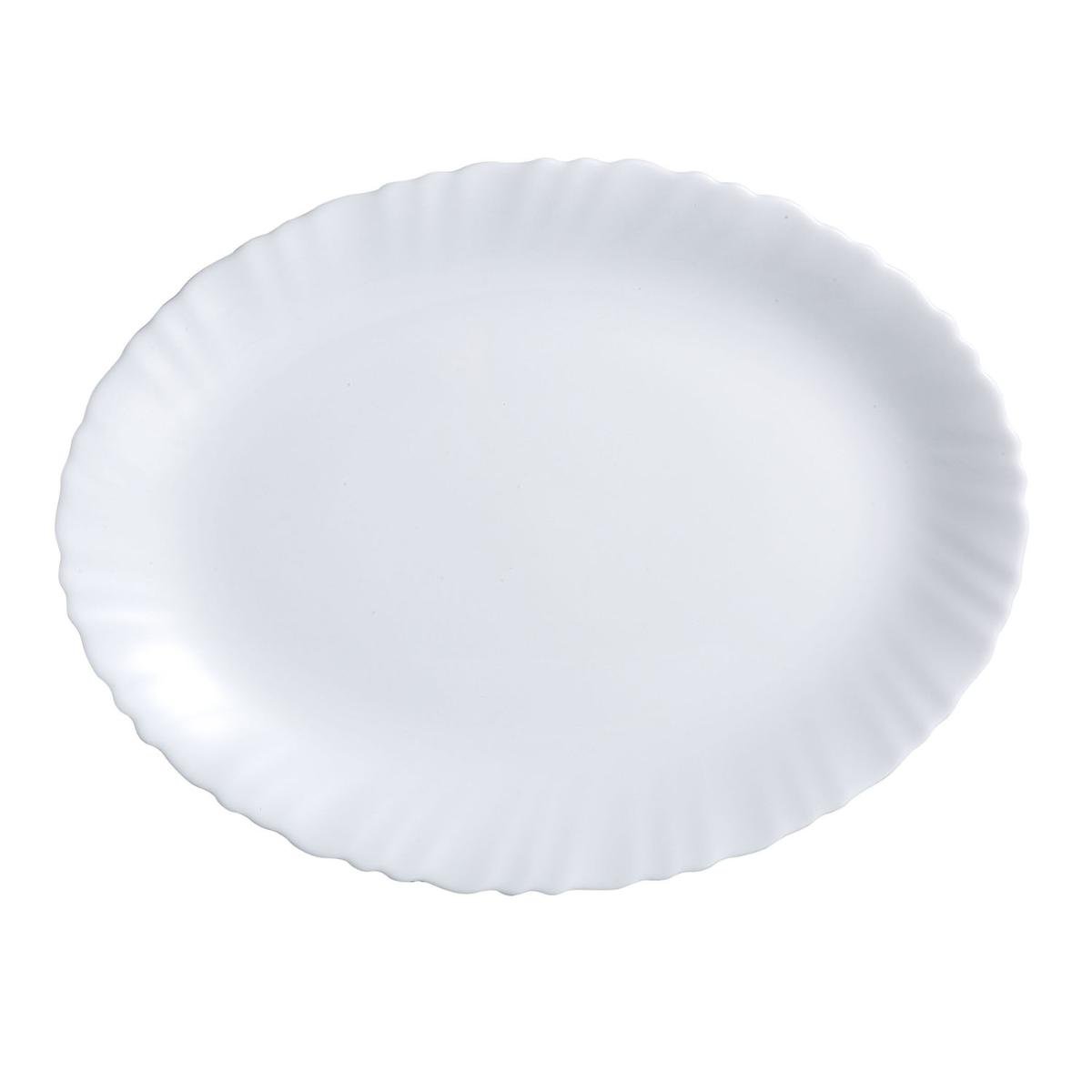 FUENTE OVAL 33CM BLANCA