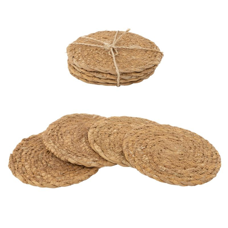 JUEGO DE 4 POSAVASOS ALGA TRENZADA