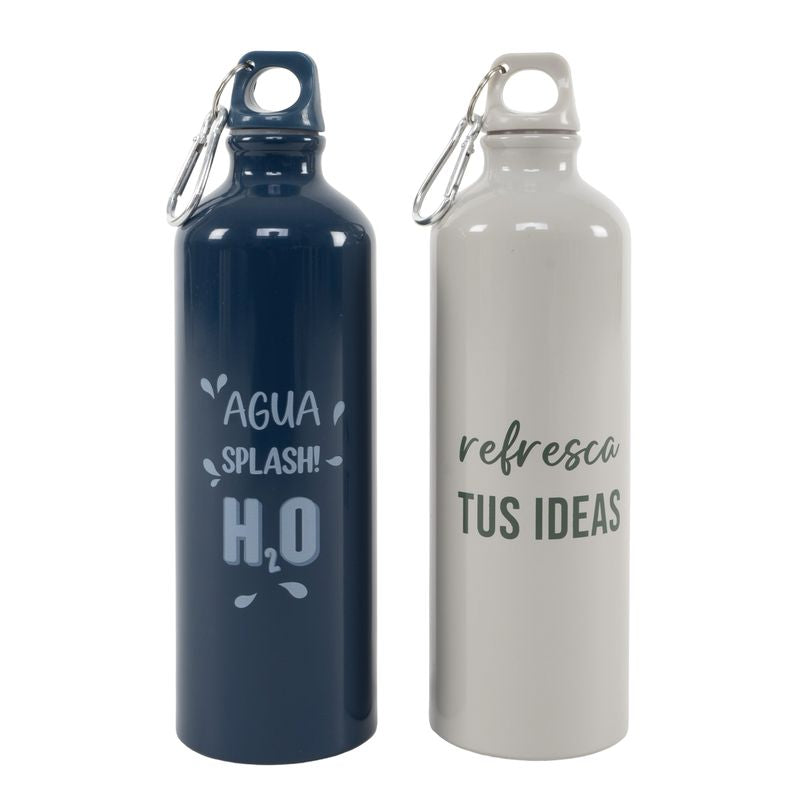 JUEGO DE 2 BOTELLA ALUMINIO 770ML