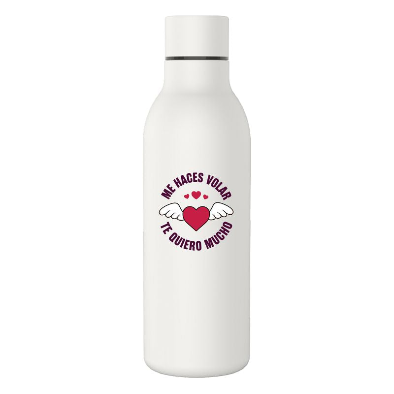BOTELLA ACERO INOX. 500ML AMOR