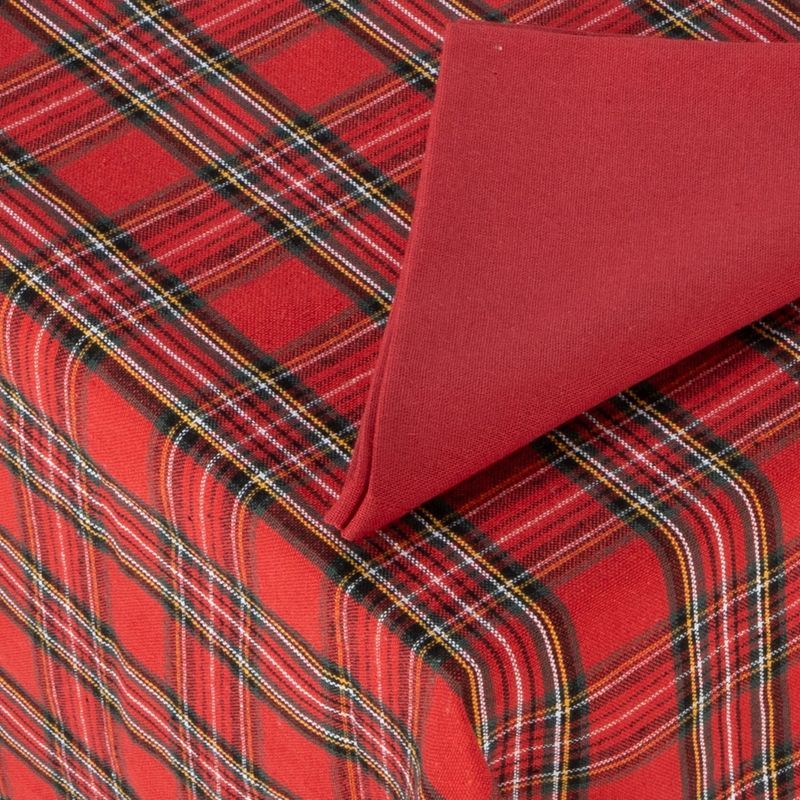 MANTEL TARTÁN ROJO