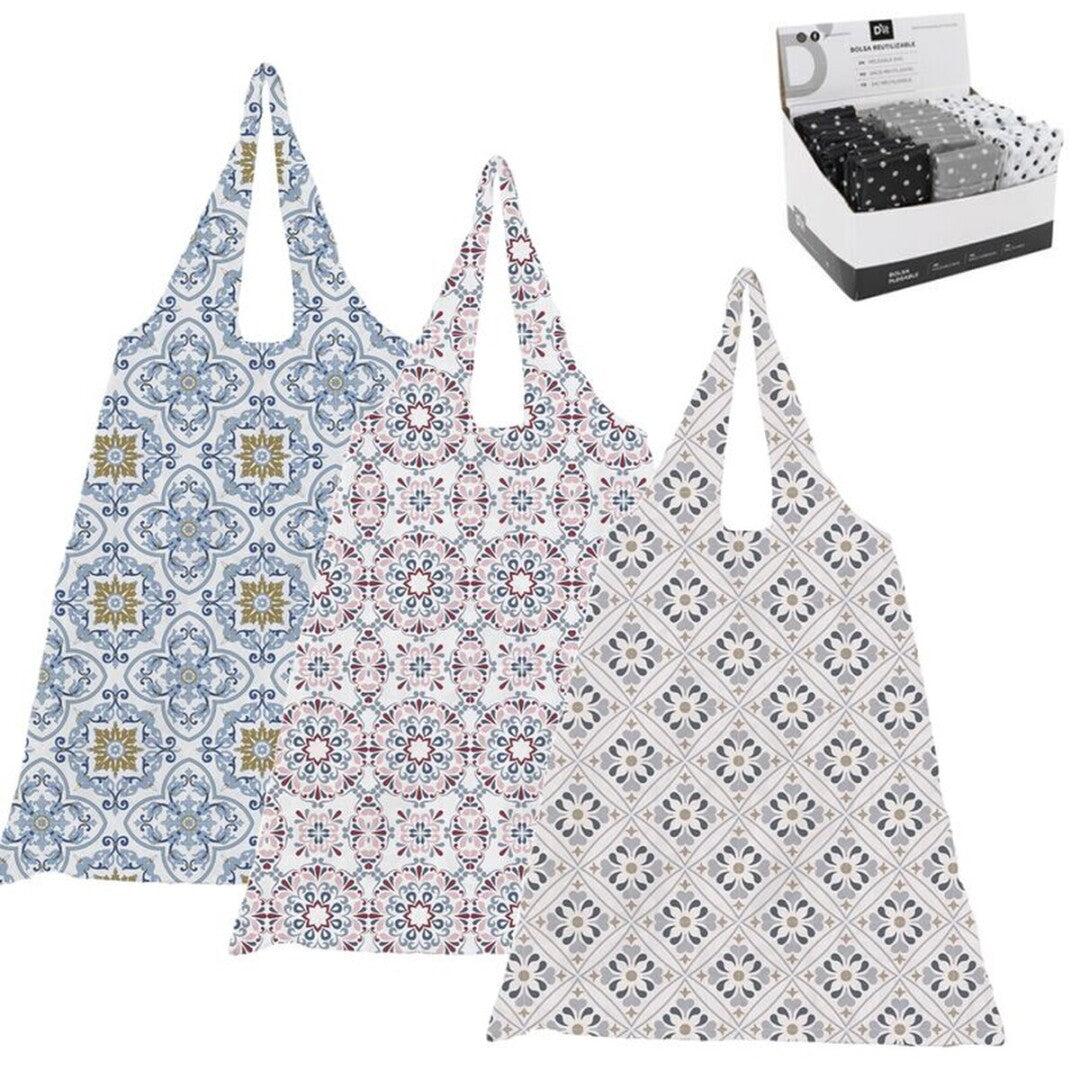 JUEGO DE 3 BOLSA COMPRA PLEGABLE HIDRAULICO