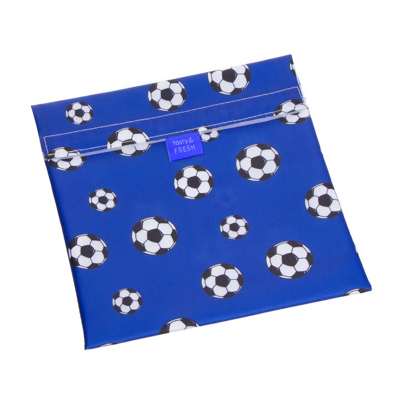 BOLSA PORTA ALIMENTOS REUTILIZABLE FUTBOL