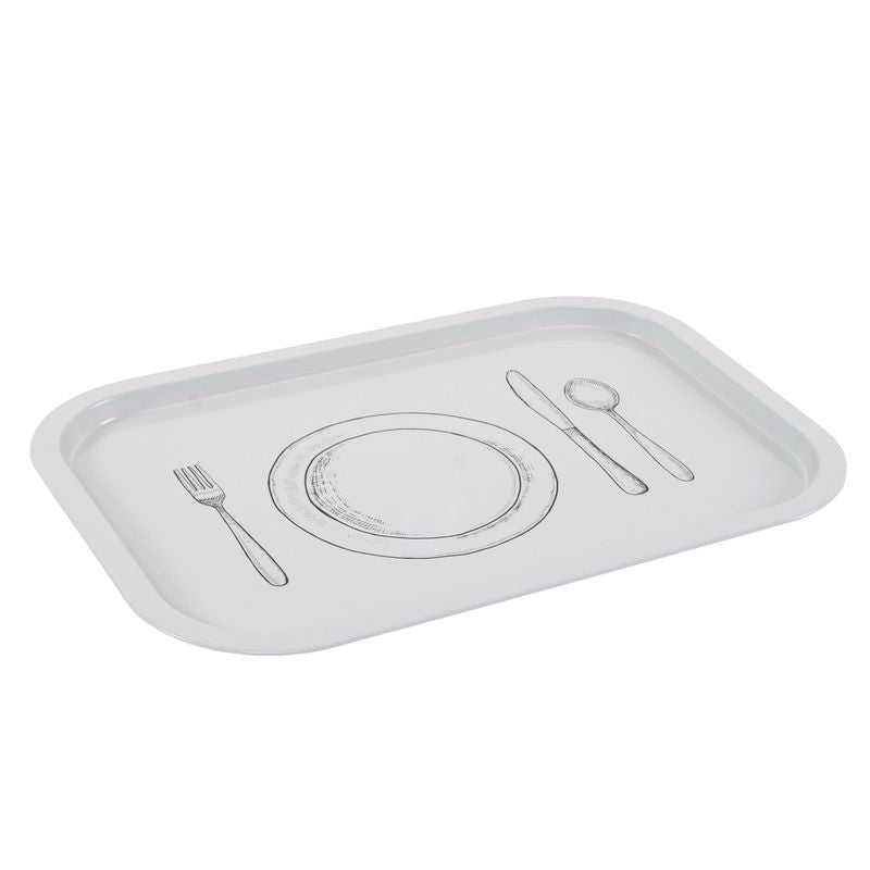 BANDEJA METAL 40X28,5 CUBIERTOS