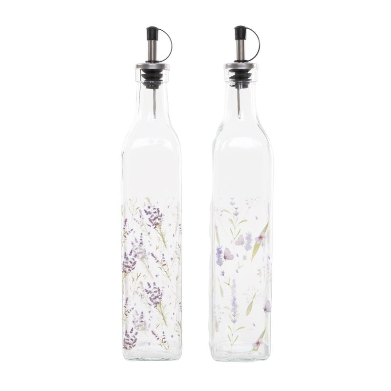 JUEGO DE 2 ACEITERA 500ML LAVANDA