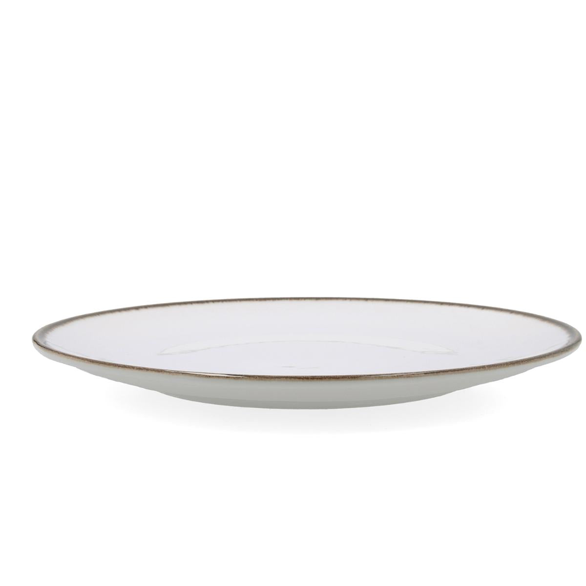 PLATO LLANO 30CM CRETA