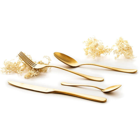 CAJA 12 CUCHARAS CAFE GOLD