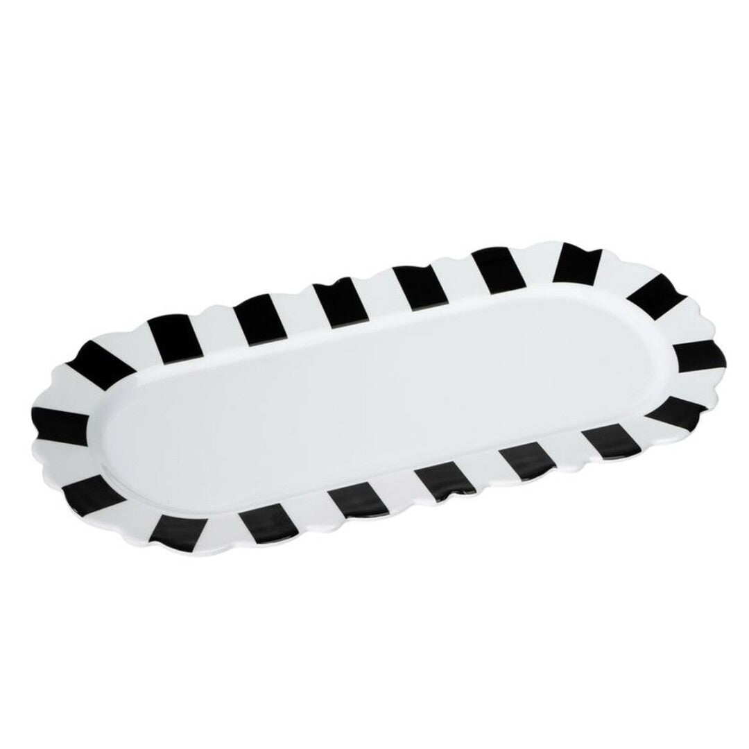 BANDEJA MELAMINA EXCELLENCE RAYAS 38X17CM