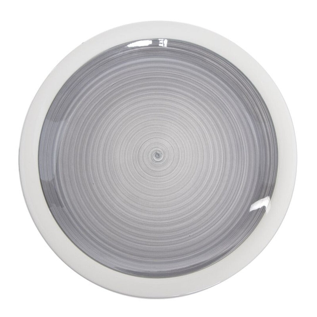 PLATO LLANO 26,5CM GRIS