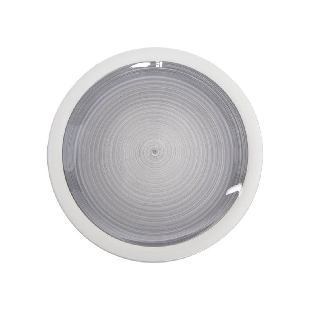 PLATO POSTRE 19,3CM GRIS