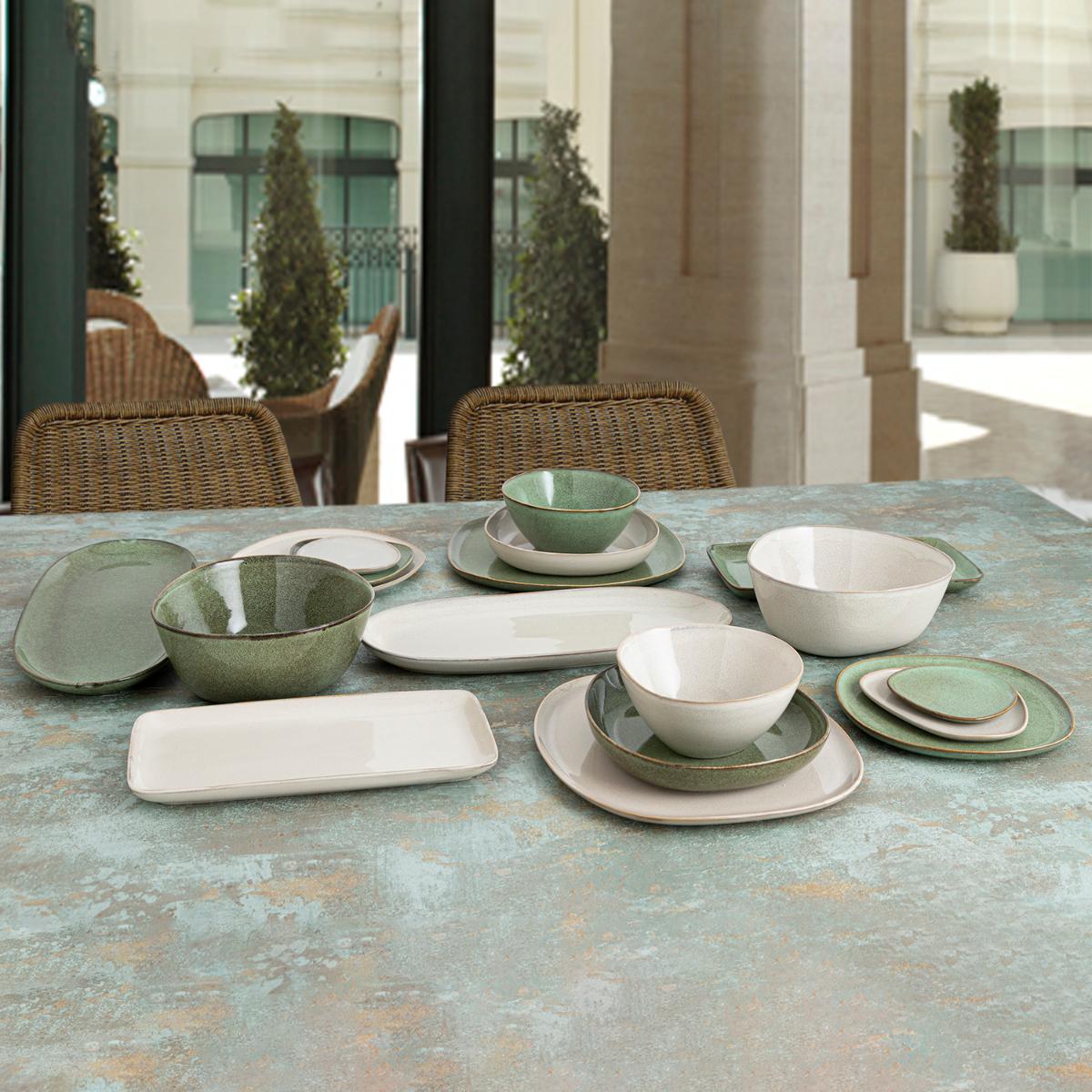 PLATO POSTRE 14CM IMPACT GREEN