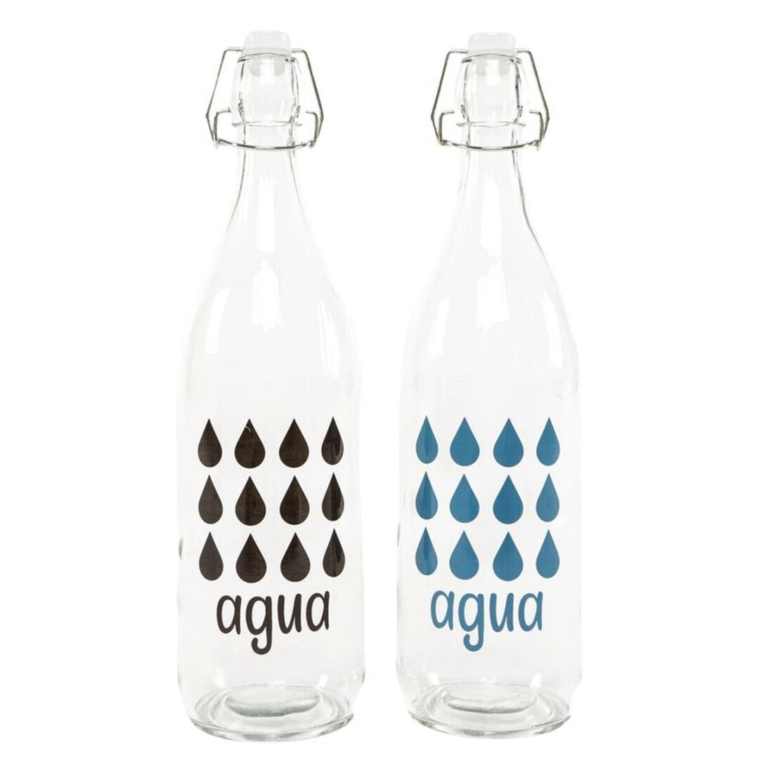 JUEGO DE 2 BOTELLA 1L AGUA