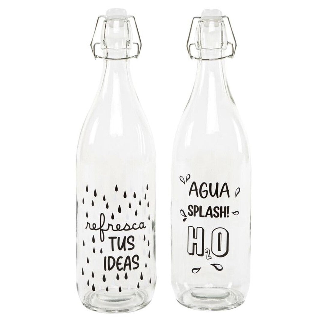 JUEGO DE 2 BOTELLA 1L AGUA