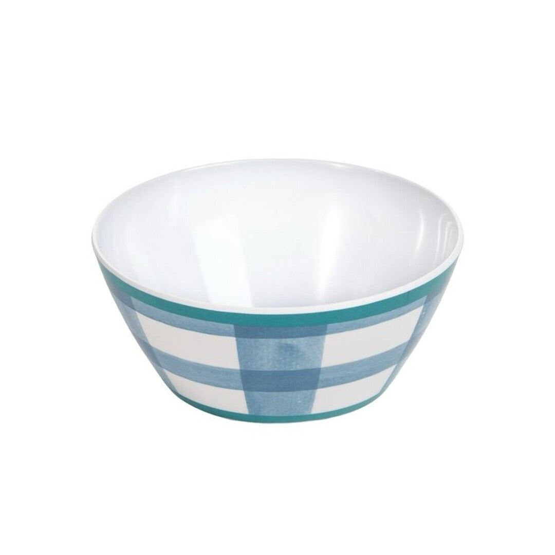 BOWL MELAMINA VICHY AZUL