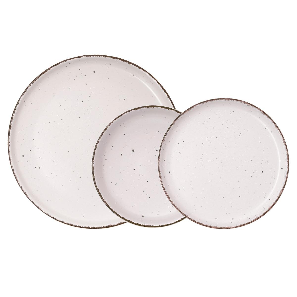 VAJILLA EFECTO GASTADO BLANCO