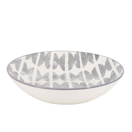 PLATO SOPERO 20,5CM ESTAMPADO GRIS
