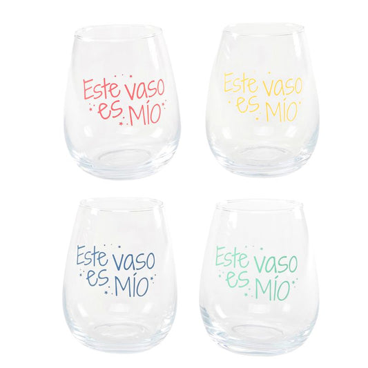 JUEGO DE 4 VASO CRISTAL 420ML