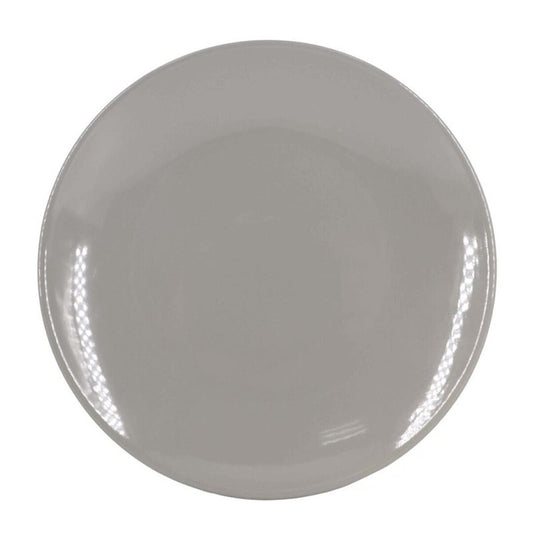 PLATO LLANO 27CM LISO GRIS