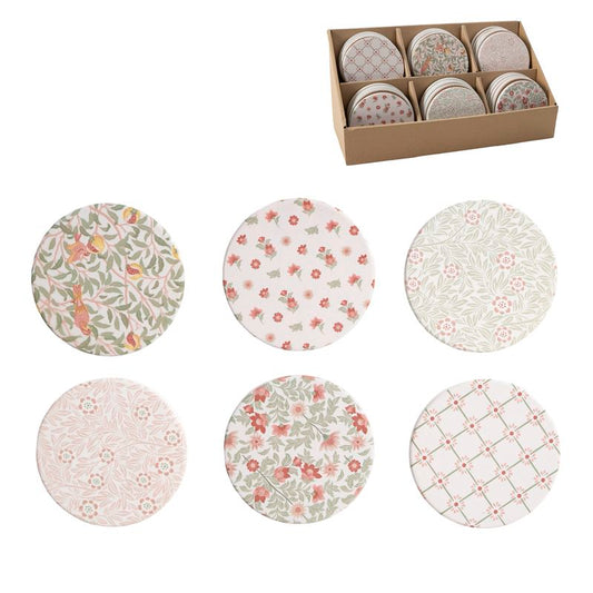 JUEGO DE 6 POSAVASOS CERAMICA BASE CORCHO