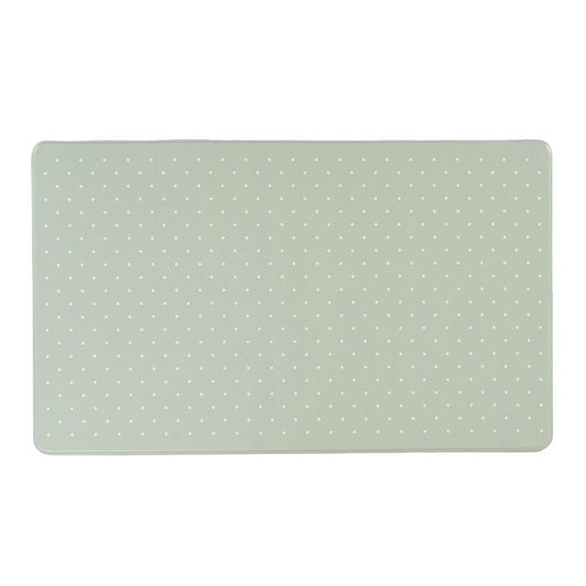 ALFOMBRA COCINA 45X75 VERDE TOPOS