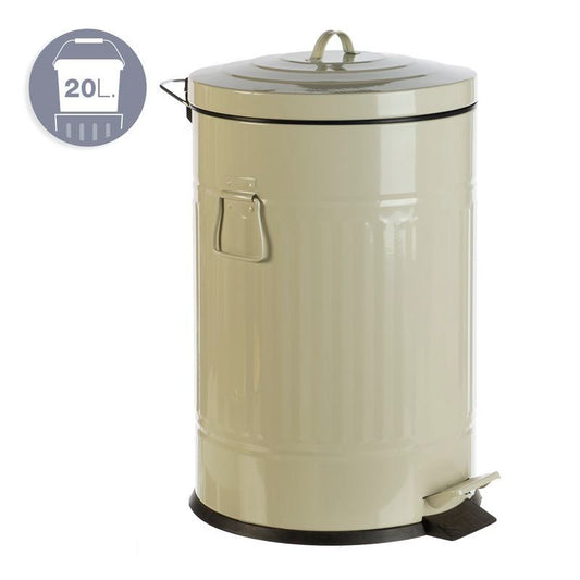 PAPELERA ANTIGUA 20L BEIGE
