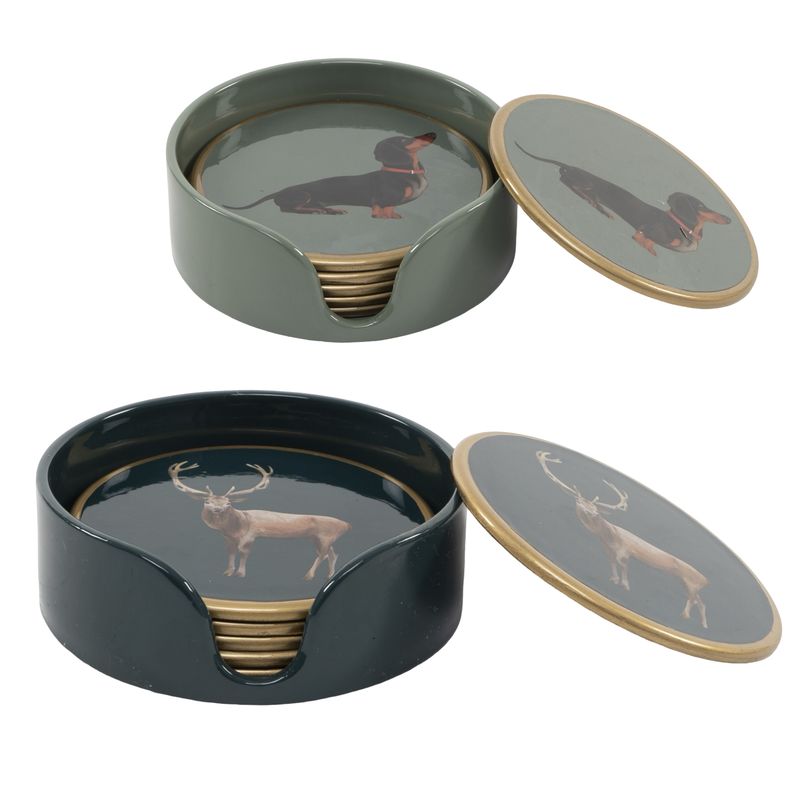 JUEGO DE 6 POSAVASOS ROYAL ANIMAL