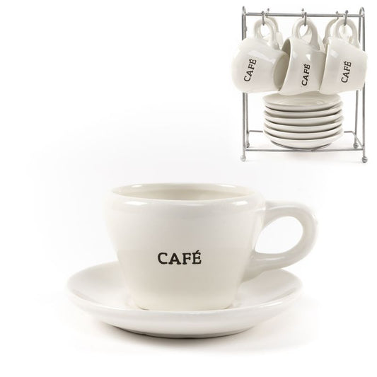 JUEGO DE CAFE 6X100ML CAFE