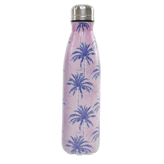 BOTELLA ACERO INOX. 500ML PALMERAS