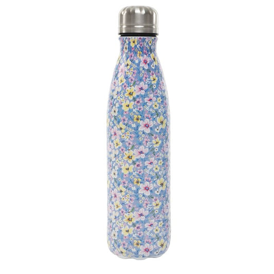 BOTELLA ACERO INOX. 500ML FLORES