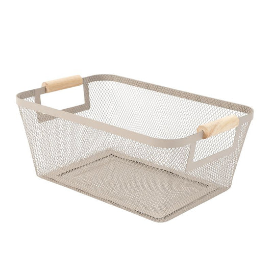 CESTA METAL L NATURAL