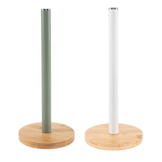 JUEGO DE 2 PORTAROLLOS COCINA BASE MADERA