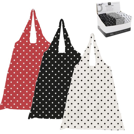 JUEGO DE 3 BOLSA COMPRA PLEGABLE TOPOS