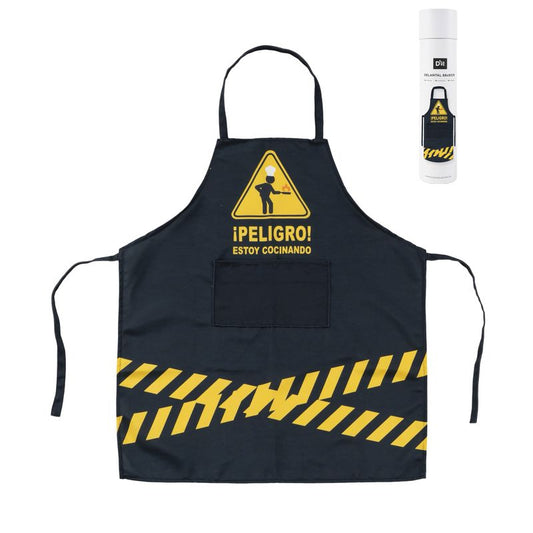 DELANTAL PELIGRO ESTOY COCINANDO